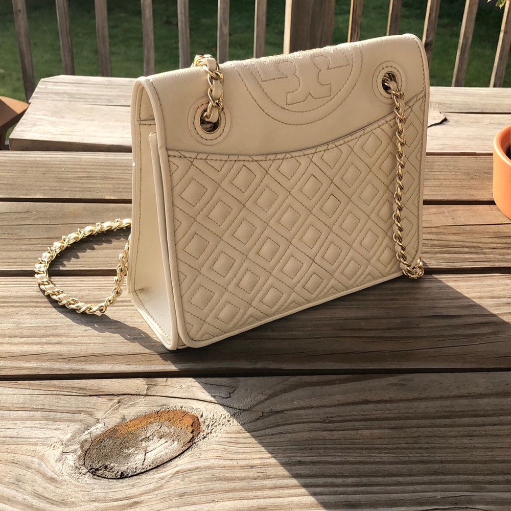 Tory Burch White Purse